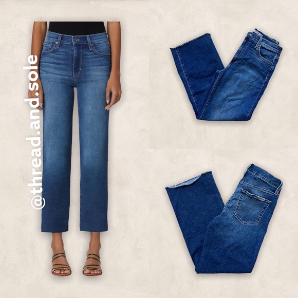 Joe's Jeans Denim - Joe’s Jeans High Rise Wide Leg Cropped Jeans